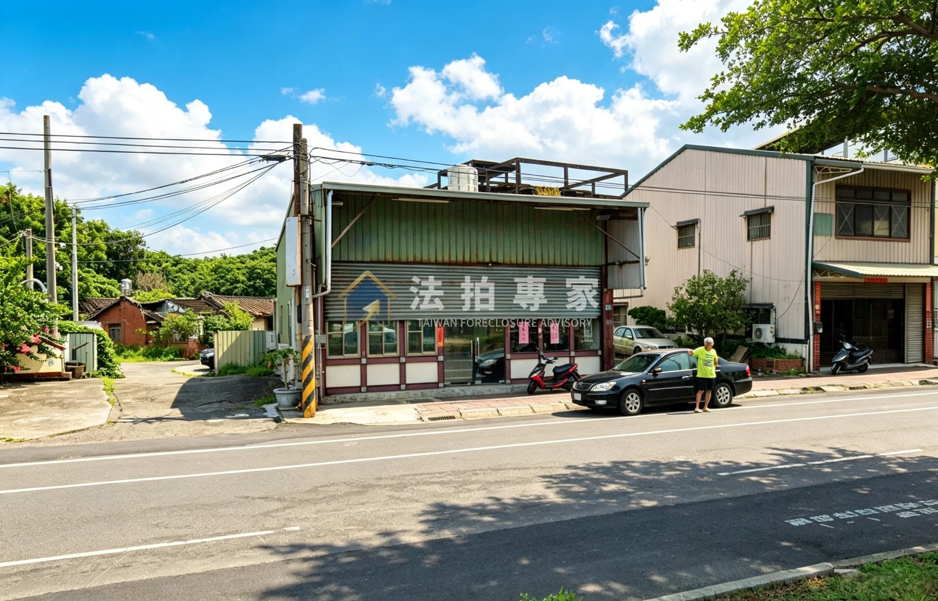彰化永靖・中山路・大面寬鐵皮店面照片 1