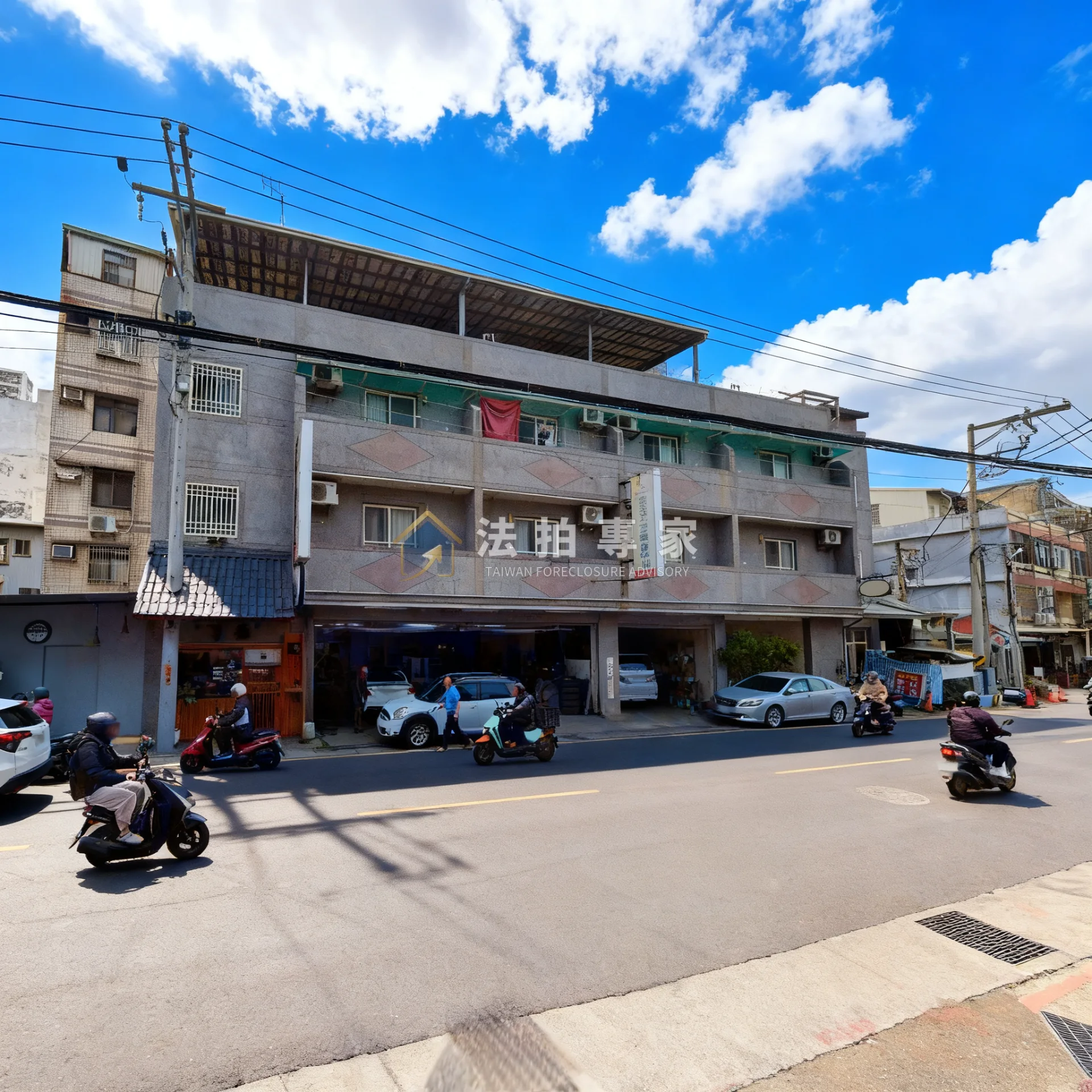 新竹市・鐵道路・大面寬收租8套房+雙店面